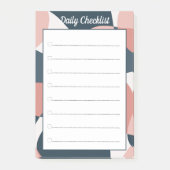 Post-it® Daily Checklist Minimaliste Moderne (Devant)