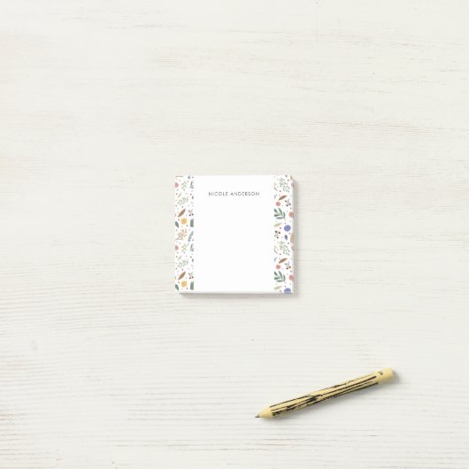 Post-it® Dainty Floral (Sur un bureau)