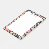 Post-it® Daisées Motif CUSTOM Chic Monogramme Personnalisé (Incliné)