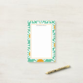 Post-it® Daisies d'art populaire Floral (Sur un bureau)