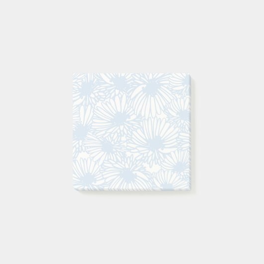 Post-it® Daisy Blooms - Bleu Poudre (Devant)