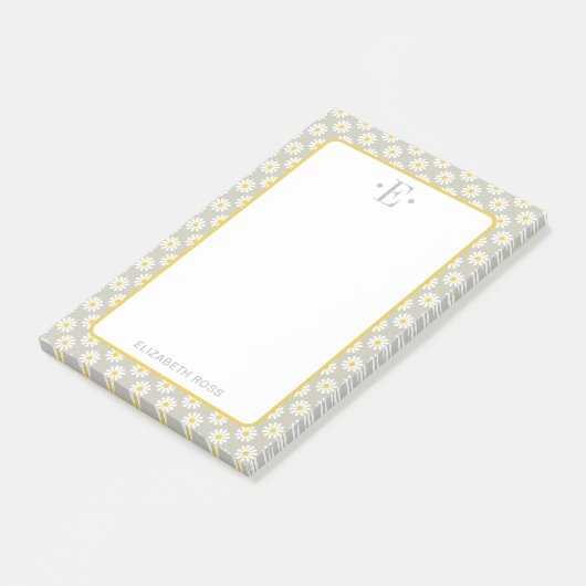 Post-it® Daisy Monogramme (Incliné)