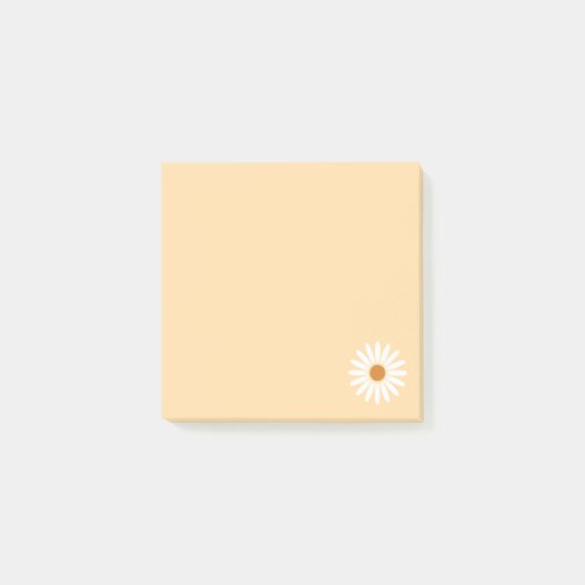 Post-it® Daisy Post It Notes / Jaune (Devant)