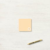 Post-it® Daisy Post It Notes / Jaune (Sur un bureau)