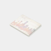 Post-it® Dallas, TX| Aquarelle Ville Skyline (Incliné)