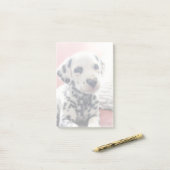 Post-it® Dalmatian Heart Nose (Sur un bureau)