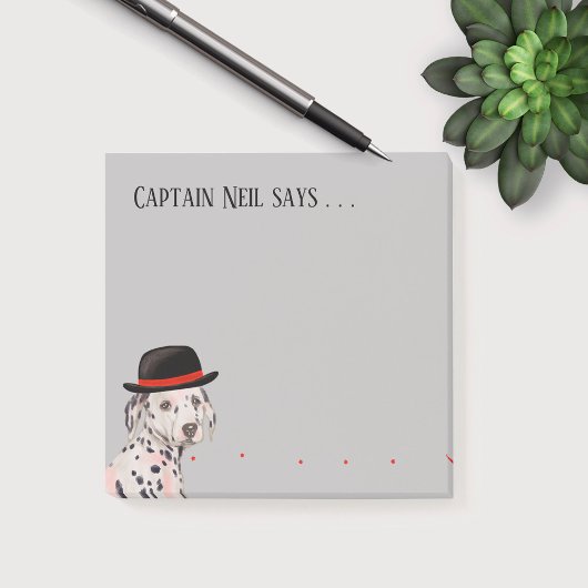 Post-it® Dalmation avec peinture Casquette Notes post-it