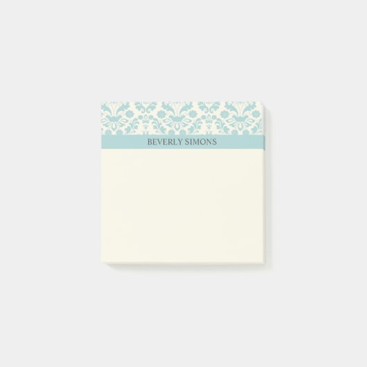 Post-it® Damas bleu clair (Devant)
