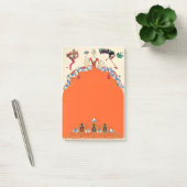 Post-it® DAME EN ORANGE Mardi Gras Masquerade Ball Masques (Bureau)