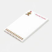 Post-it® Dancing Gingerbread Cookies (Incliné)