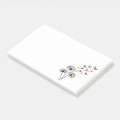 Post-it® Dandelion butterfly flow (Incliné)