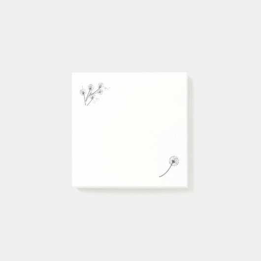 Post-it® Dandelion soufflant dans le vent (Devant)