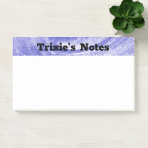 Post-it® Dandelions bleus Abstraits et lucioles