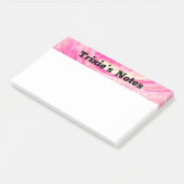 Post-it® Dandelions et lucioles rose Abstraits (Incliné)