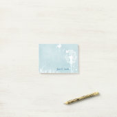 Post-it® Dandelions, papillons et Ciel bleu (Sur un bureau)