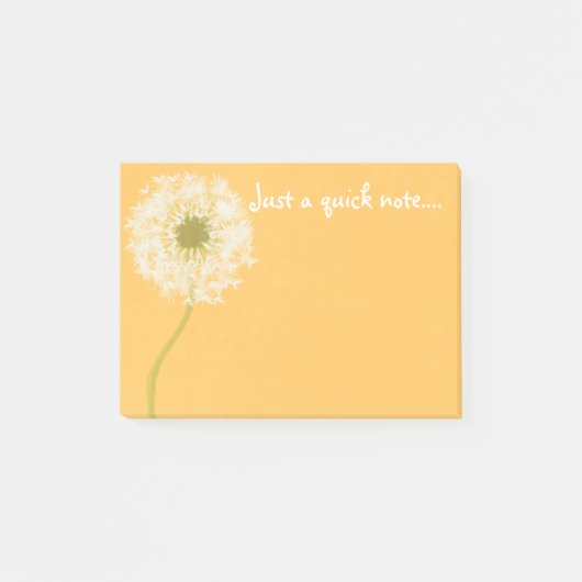 Post-it® Dandelions sur une journée ensoleillée Post-it-not (Devant)