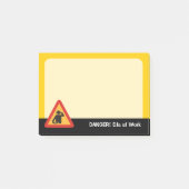 Post-it® Dangers DJ au travail (Devant)