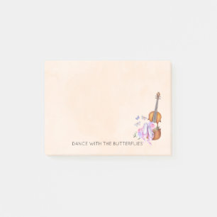 Post-it® Danse de violon et de ballet avec les papillons