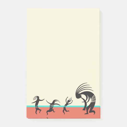 Post-it® Danse du Sud-Ouest Kokopelli (Devant)