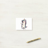 Post-it® Danse Unicorne Floss (Sur un bureau)