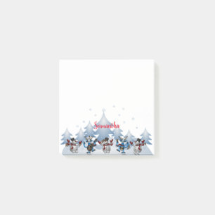 Post-it® Danser Snowmen & Reindee