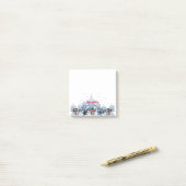 Post-it® Danser Snowmen & Reindee (Sur un bureau)