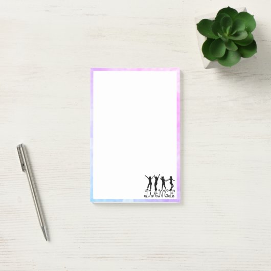 Post-it® Danseurs Silhouette Danse (Bureau)