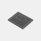 Post-it® Dark Terminal Bug Tracker Software Engineer Post-i (Incliné)