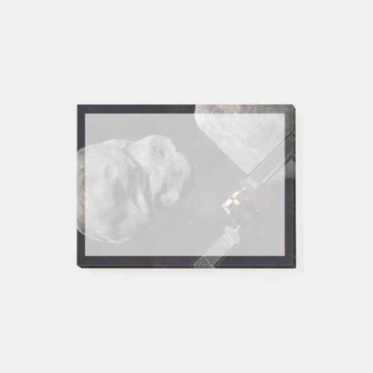 Post-it® Dart Spacecraft Et Le Liciacube Avant Impact (Devant)