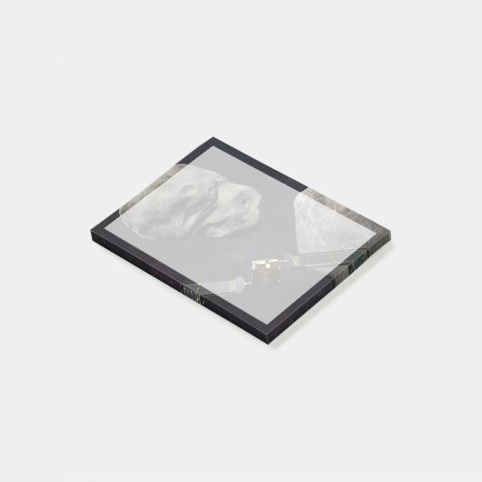 Post-it® Dart Spacecraft Et Le Liciacube Avant Impact (Incliné)