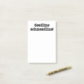 Post-it® Date limite | Drôle retraite (Sur un bureau)