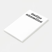 Post-it® Date limite | Drôle retraite (Incliné)