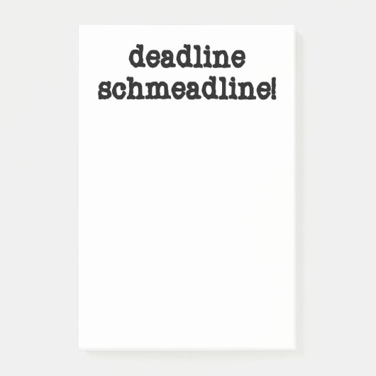 Post-it® Date limite | Drôle retraite (Devant)