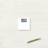 Post-it® Dauphins contre un ciel galactique (Sur un bureau)