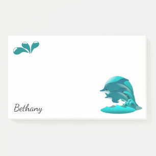 Post-it® Dauphins qui sautent Personnalisé