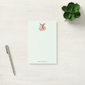 Post-it® De Beaux Cerfs Entourés De Roses (Bureau)