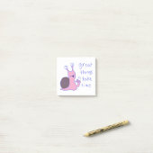 Post-it® De belles choses prennent du temps Motivation Esca (Sur un bureau)