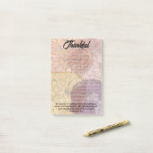 Post-It de gratitude (Sur un bureau)