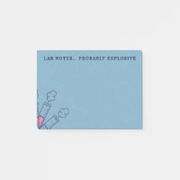 Post-It de laboratoire de chimie amusant