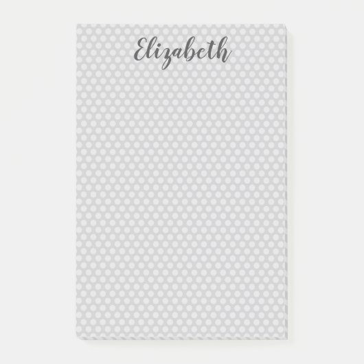 Post-it® De magnifiques pois gris (Devant)