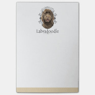 Post-it® De meilleures notes de post-it de Labradoodle de
