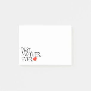 Post-it® De mères bff toujours rouge de coeur mieux petit
