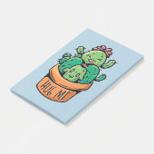 Post-it® De mignons Cactus Me serrent (Incliné)