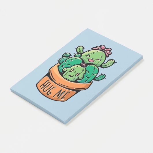 Post-it® De mignons Cactus Me serrent (Incliné)