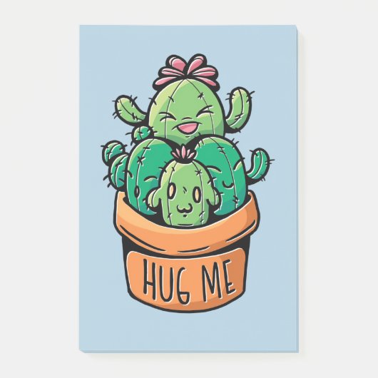 Post-it® De mignons Cactus Me serrent (Devant)