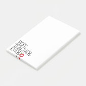 Post-it® De professeur énonciations toujours rouges de (Incliné)