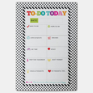 Post-it® De remue-ménage notes quotidiennes de plan