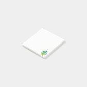 Post-it de tortue - vert (Incliné)