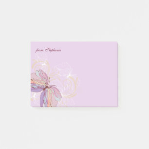 Post-it® DE VOTRE NOM Papillon Abstrait