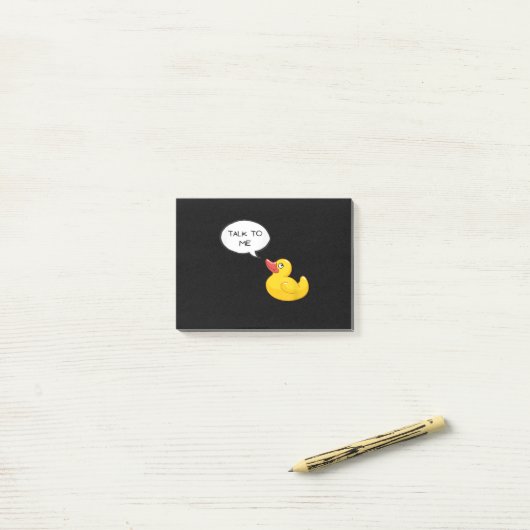 Post-it® Débogage de canard en caoutchouc (Sur un bureau)